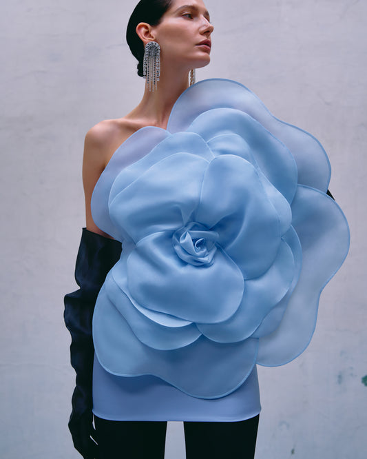 Camellia Lisa Blue Dress J’AMEMME