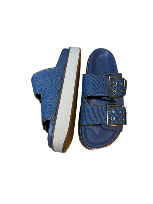 Denim Platform Sandals GANNI (Pre-Owned)