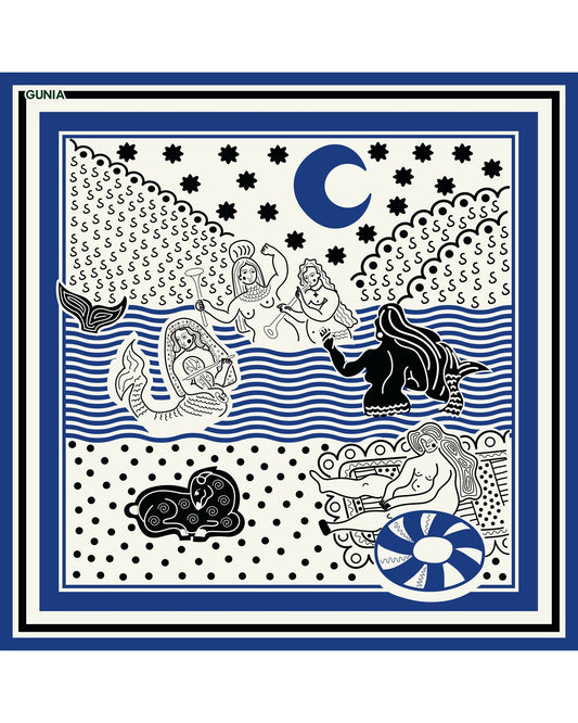 Silk Scarf Beach GUNIA PROJECT