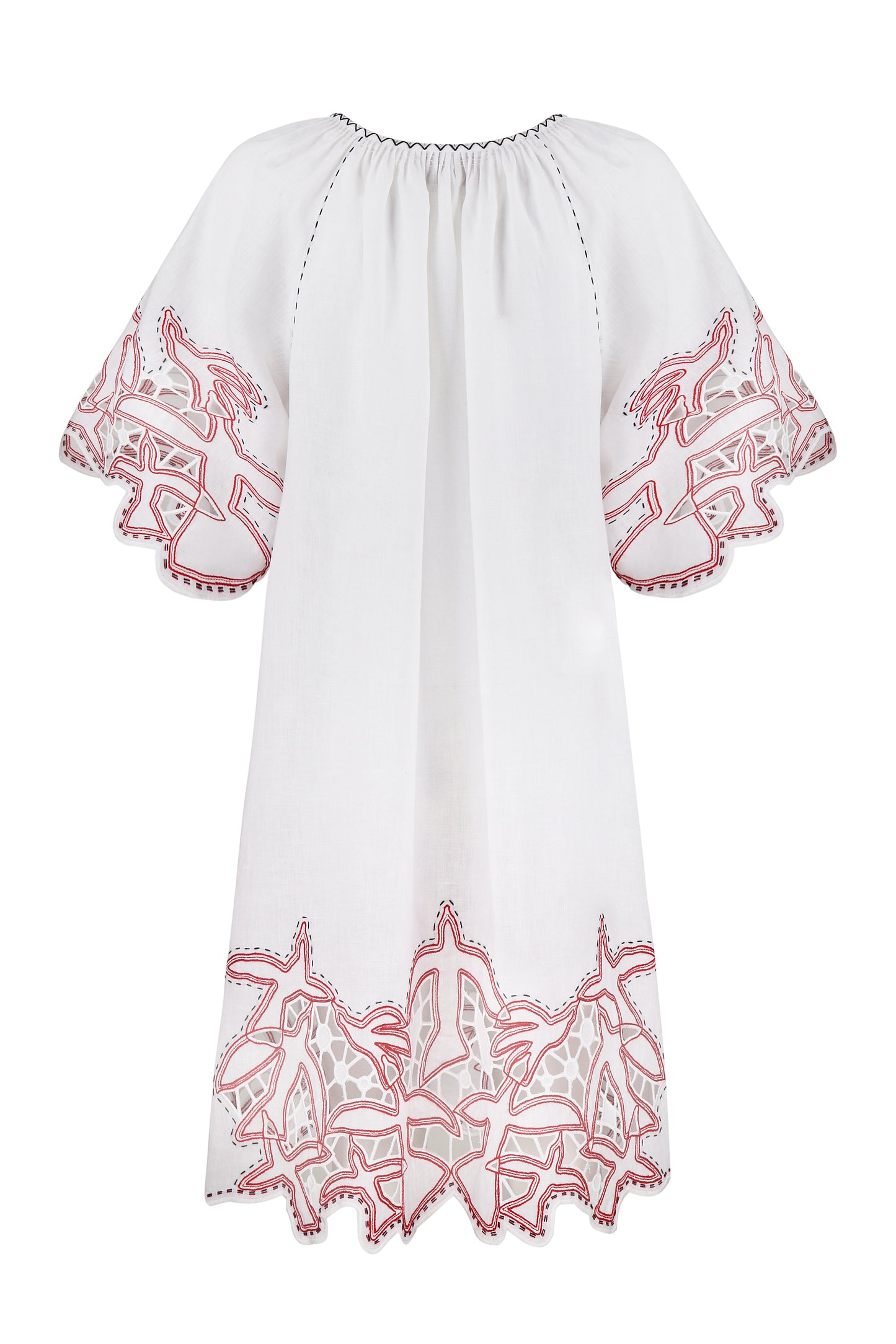 Flying Home short Dress in White My Sleeping Gypsy
