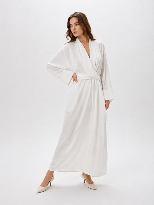 White Maxi Dress with Pockets - BOBKOVA (Pre-Owned)