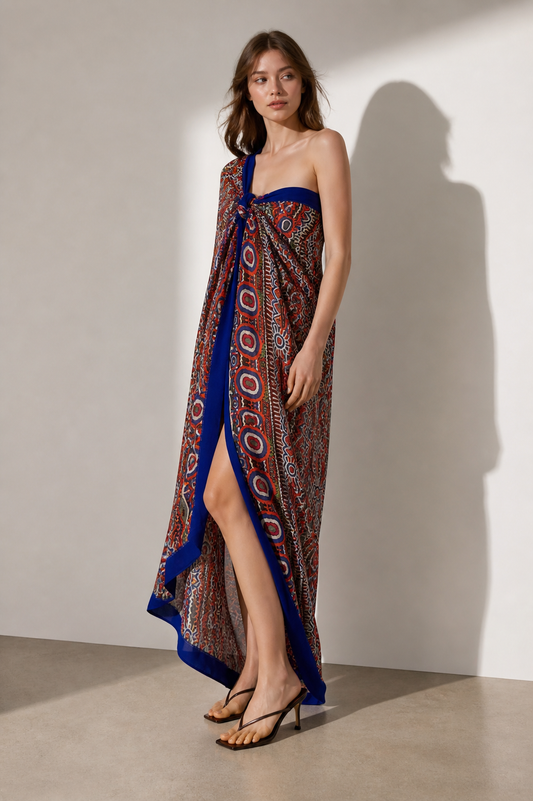 Printed Pareo Scarf Multicolor JEAN PAUL GAULTIER (Pre-Owned)