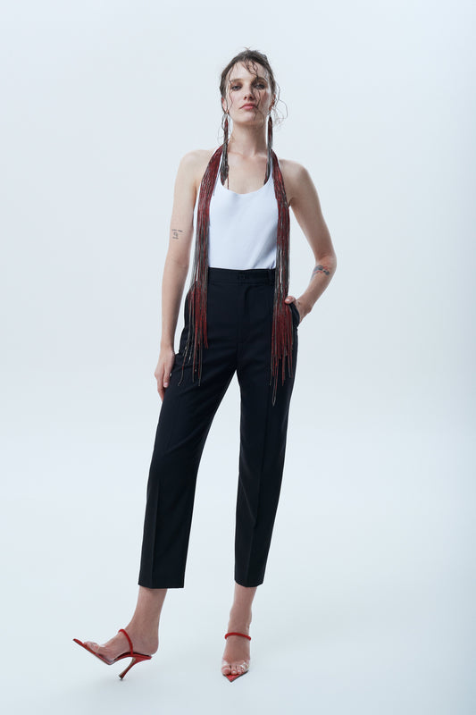 Embellished rib tank FROLOV