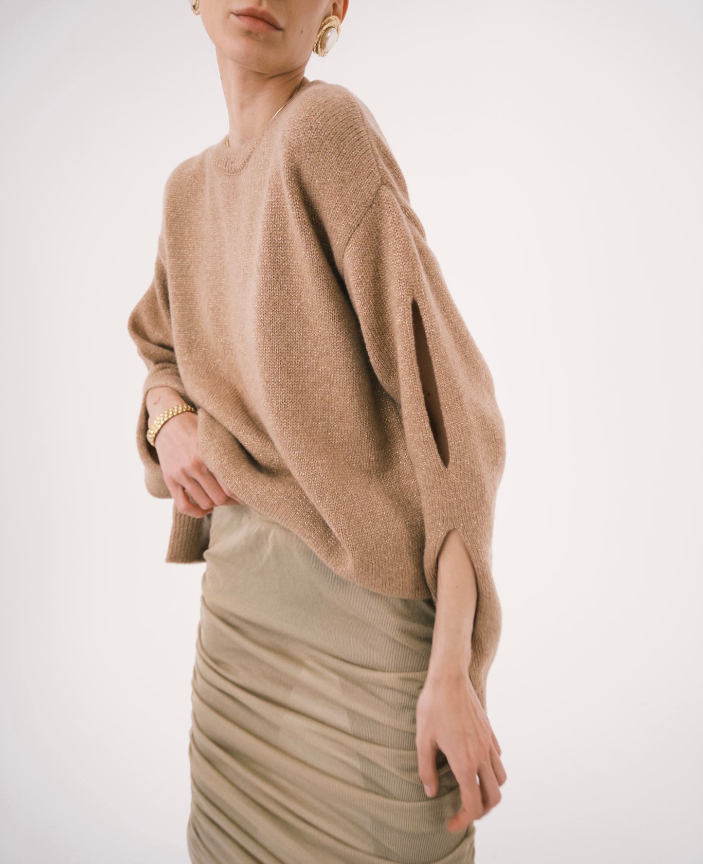 Sweater open back Katerina Kvit