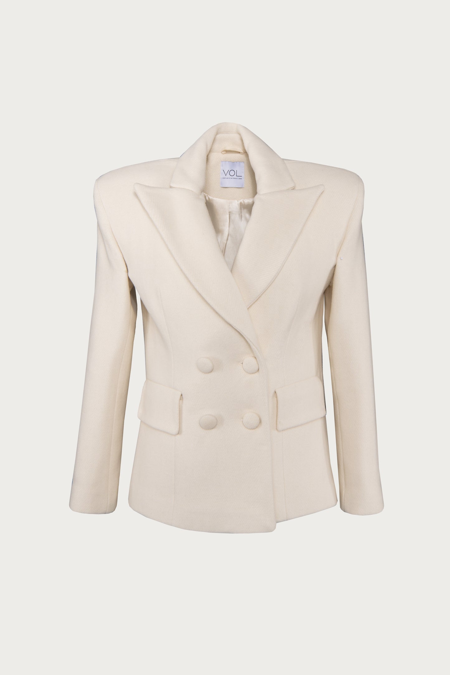 White wool jacket VESTIAIRE D'UN OISEAU LIBRE