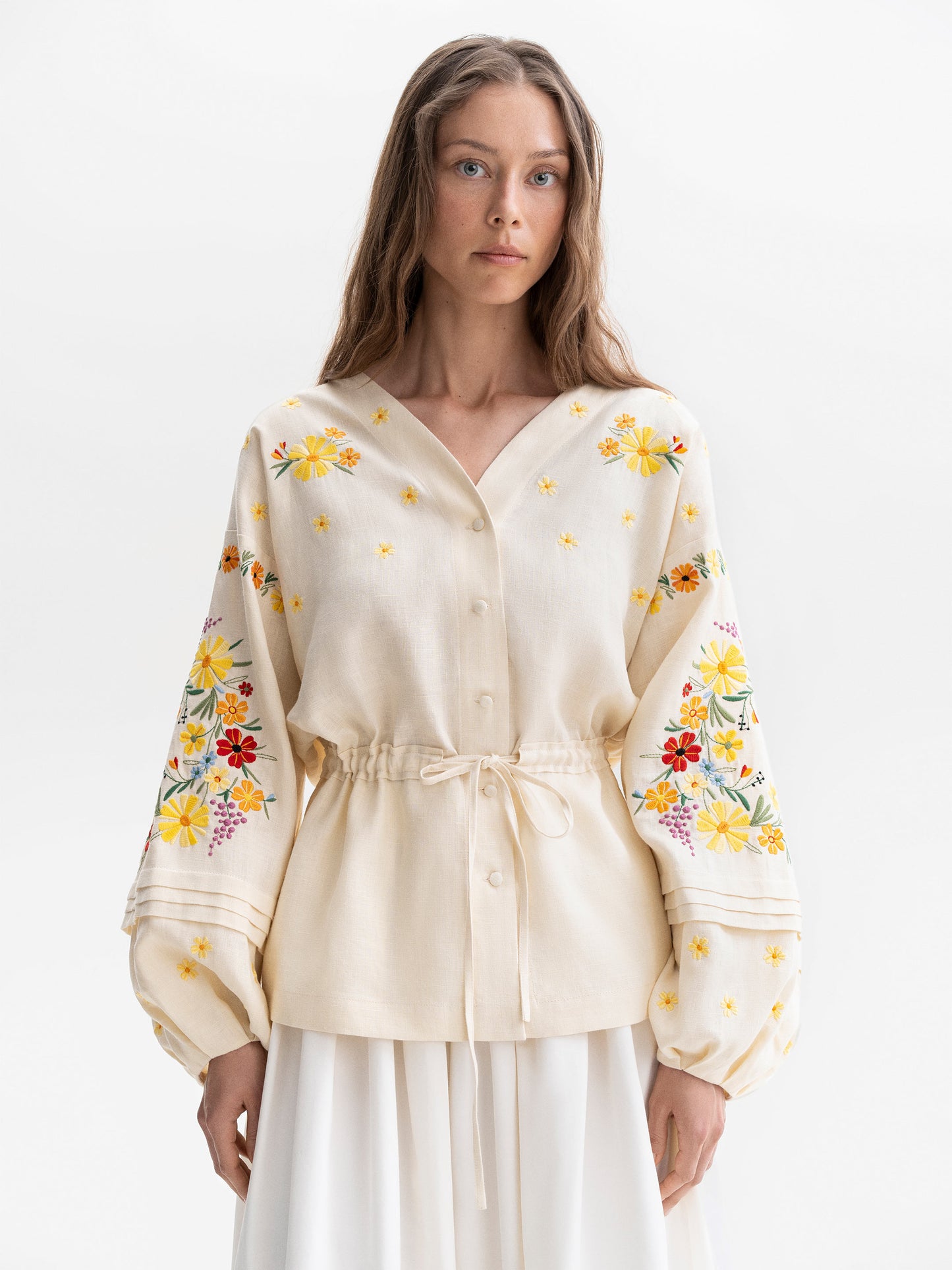 Light linen embroidery Budzhak ETNODIM