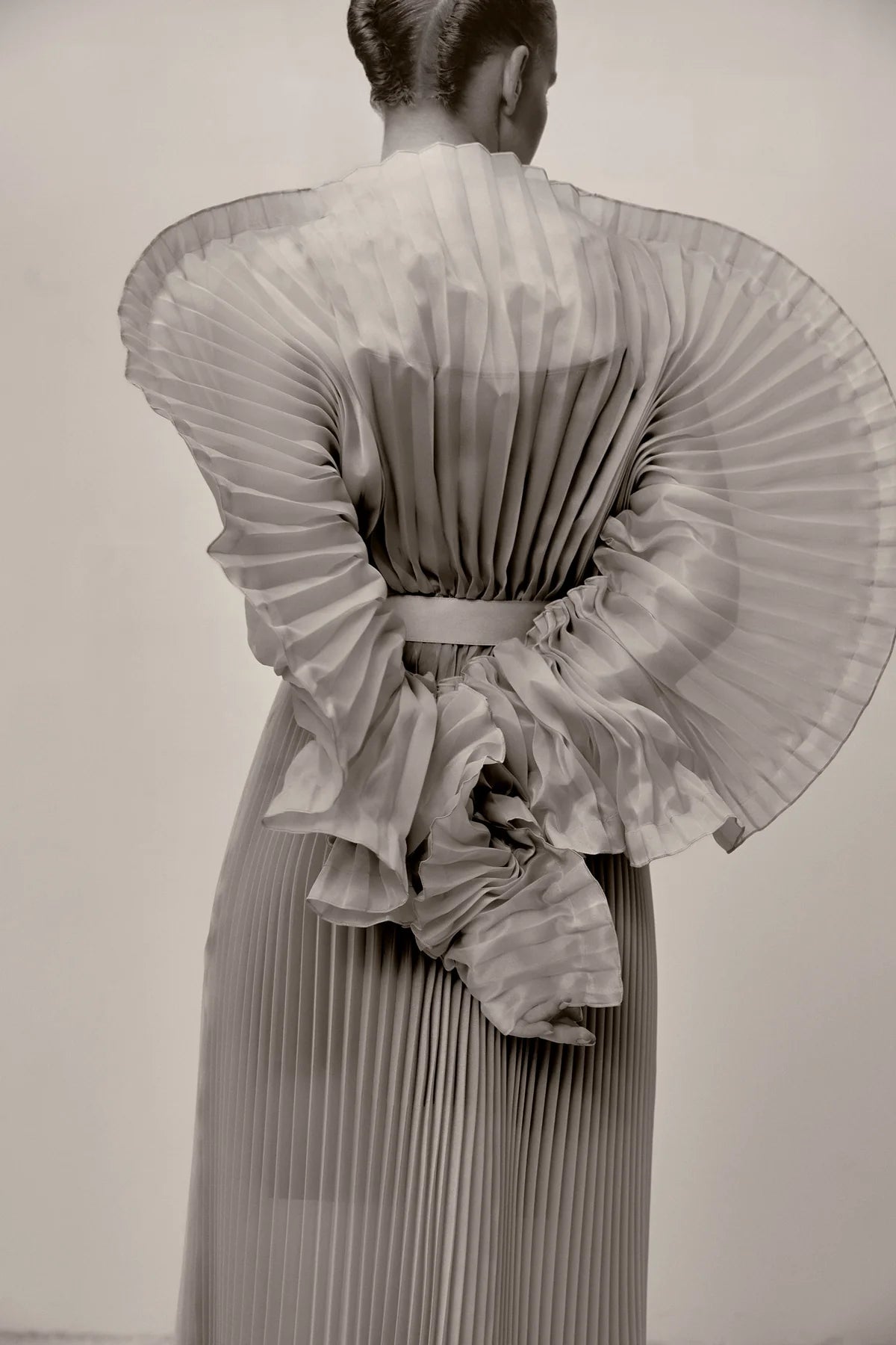 Alisha Pleated Blue Dress J’AMEMME