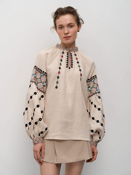 Women's shirt of the Opillia region Berezhany ETNODIM