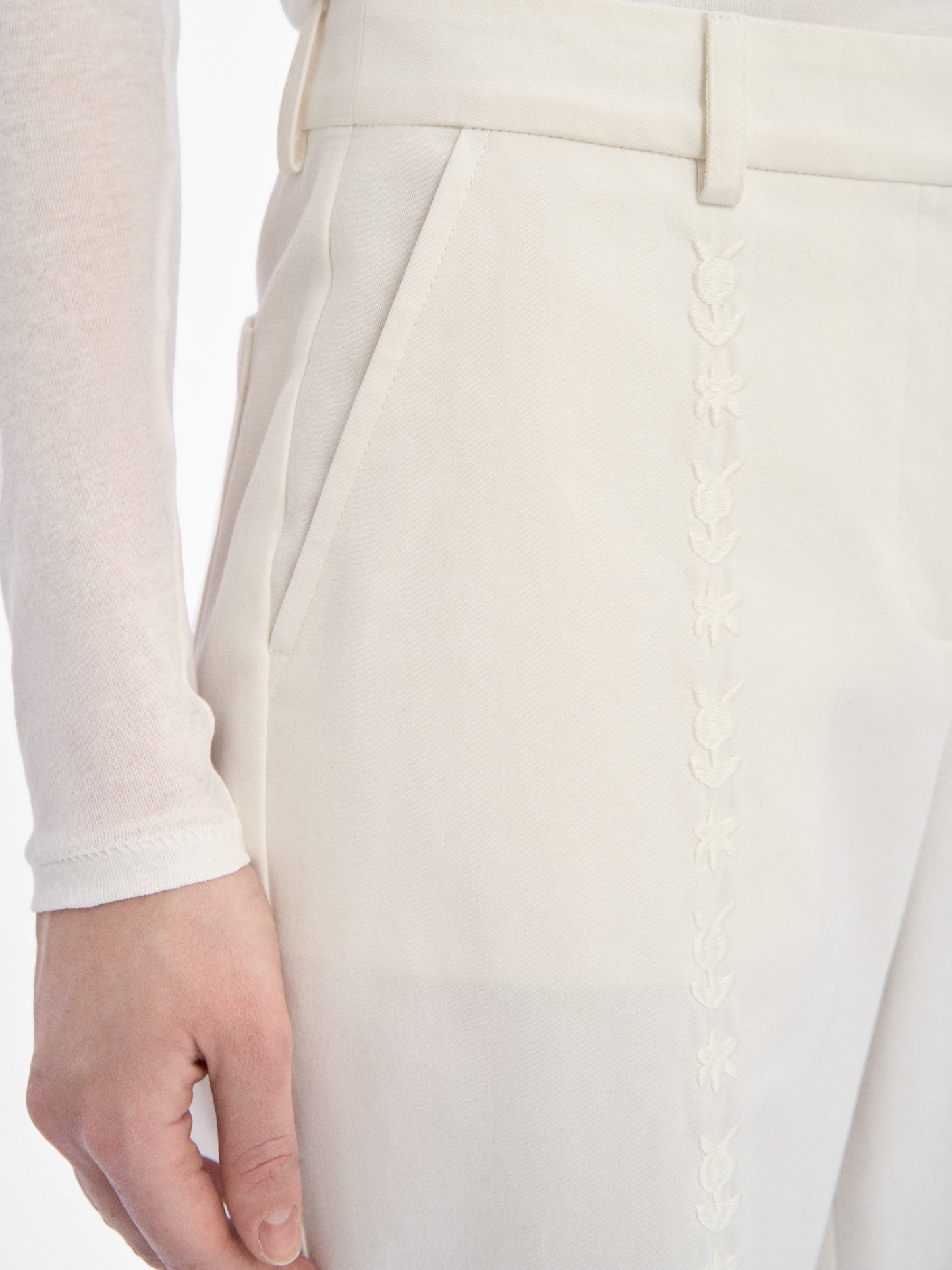 Osonnia white pants ETNODIM