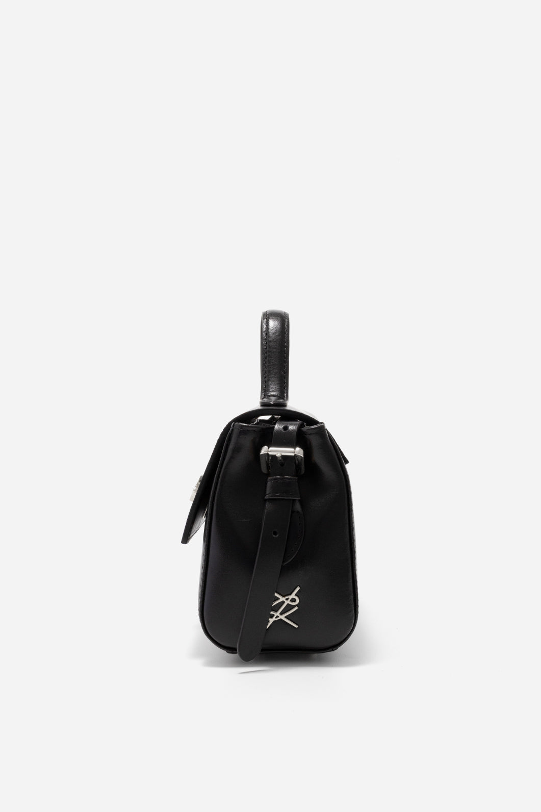 ERNESTINA 20 BLACK BAG /SILVER/ KACHOROVSKA