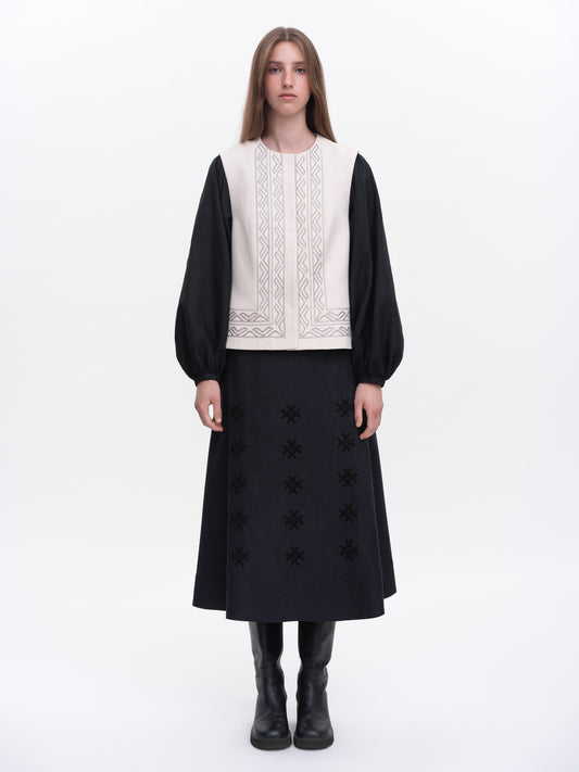 Embroidered vest Haina ETNODIM