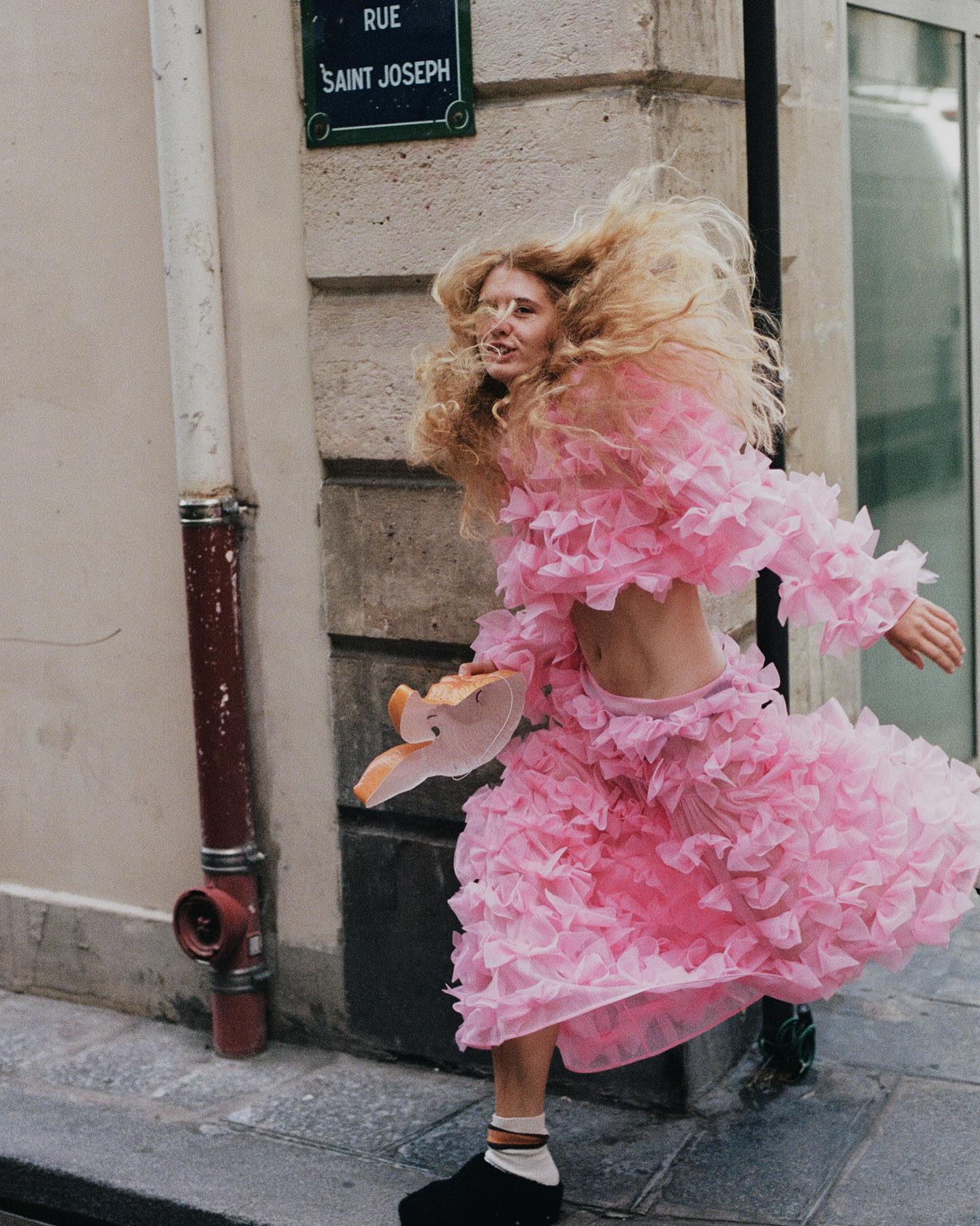 Comme des Filles Skirt in pink PASKAL