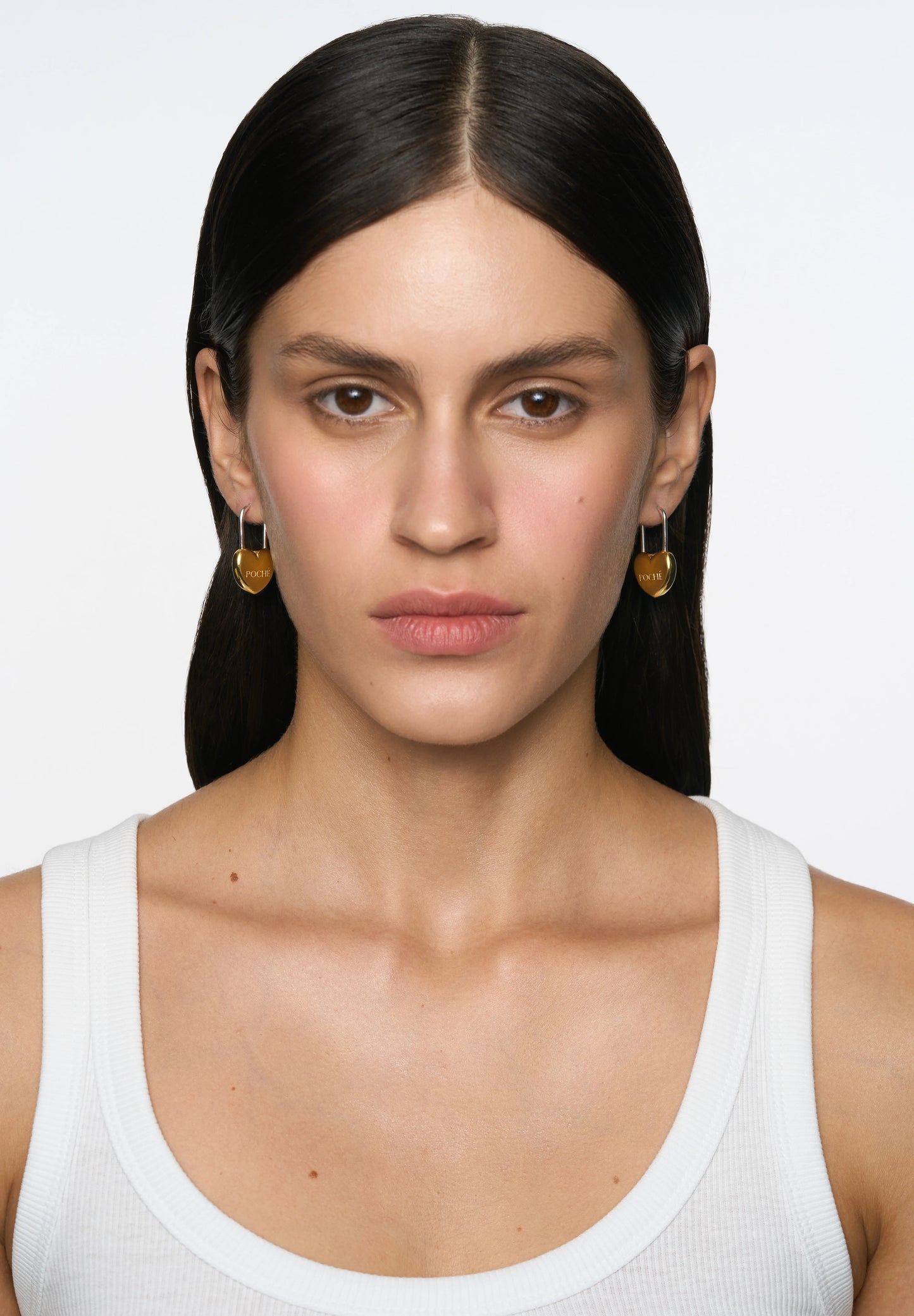 Heart Earrings Gold POCHÉ