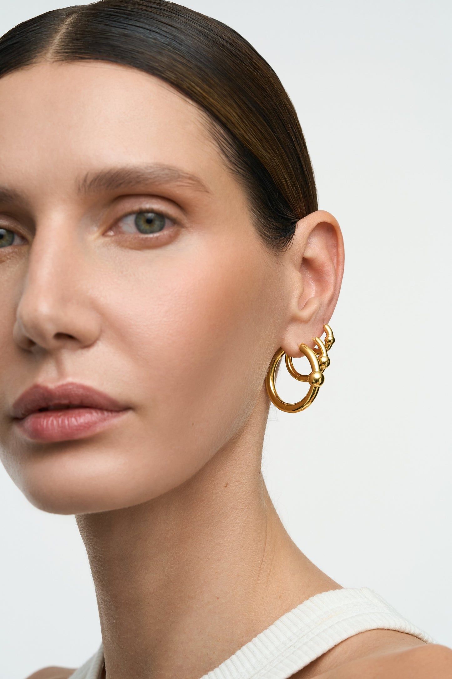 Harmony Hoops Gold (Large) POCHÉ