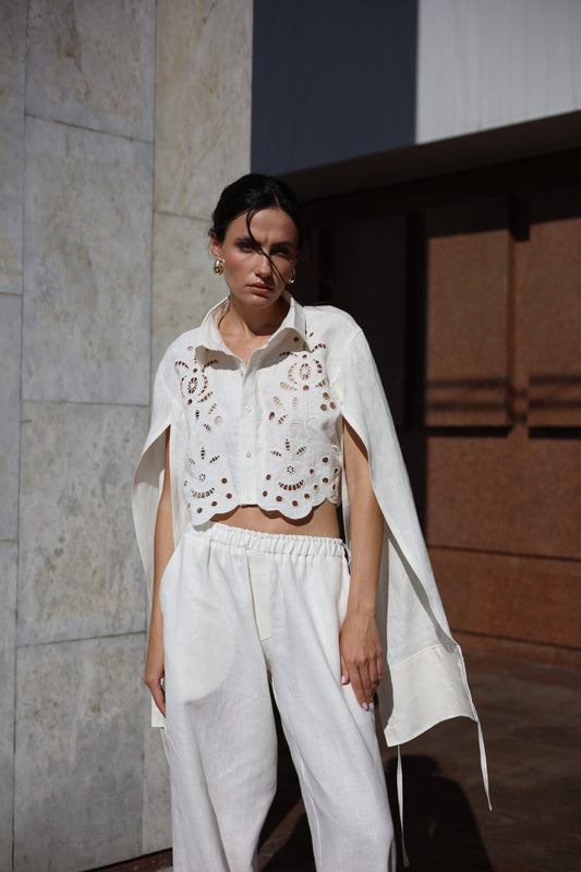 FROST FLOWERS SHIRT 04 OMELIA