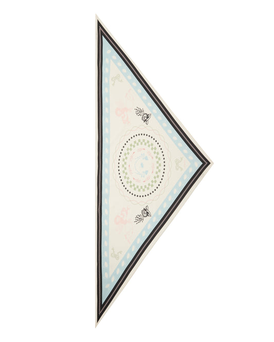 Ornament Silk Scarf GUNIA PROJECT