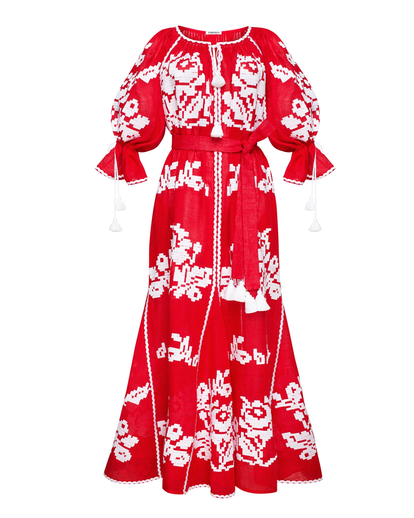 Red Sea Red Maxi Dress FOBERINI