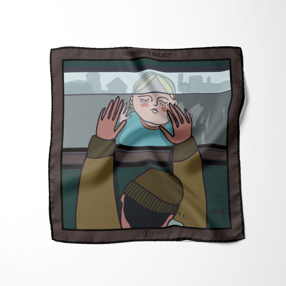 Silk handkerchief set «War in Ukraine. Drop: March2022» INDPOSHIV SELECT