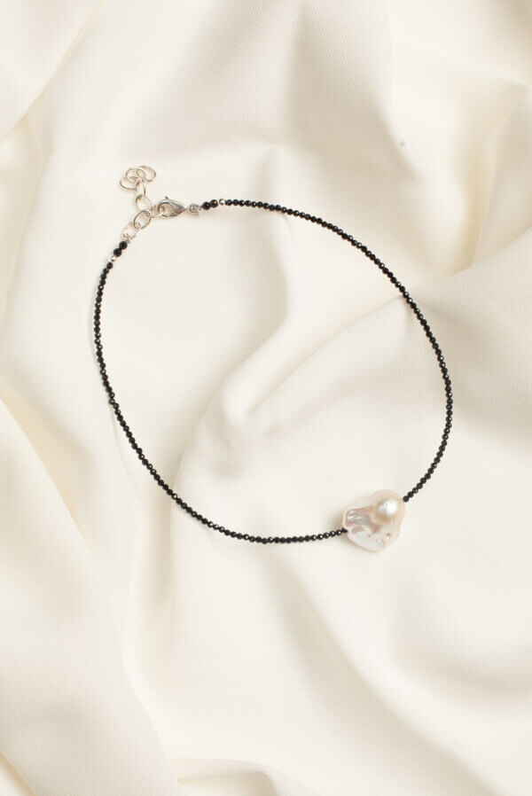 Necklace Prissi Black SAMOKISH