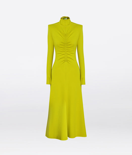 Golden Lime Dress ELENA BURENINA
