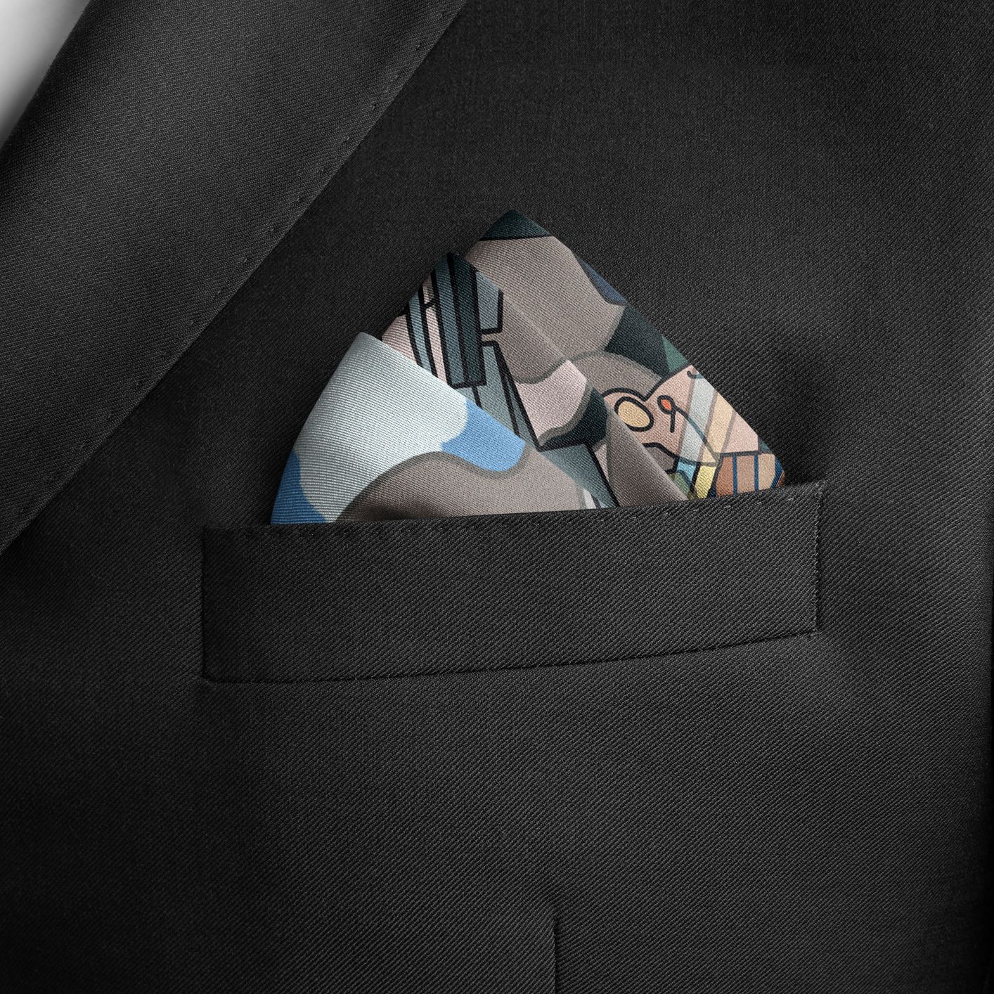 Silk handkerchief set «War in Ukraine. Drop: March2022» INDPOSHIV SELECT