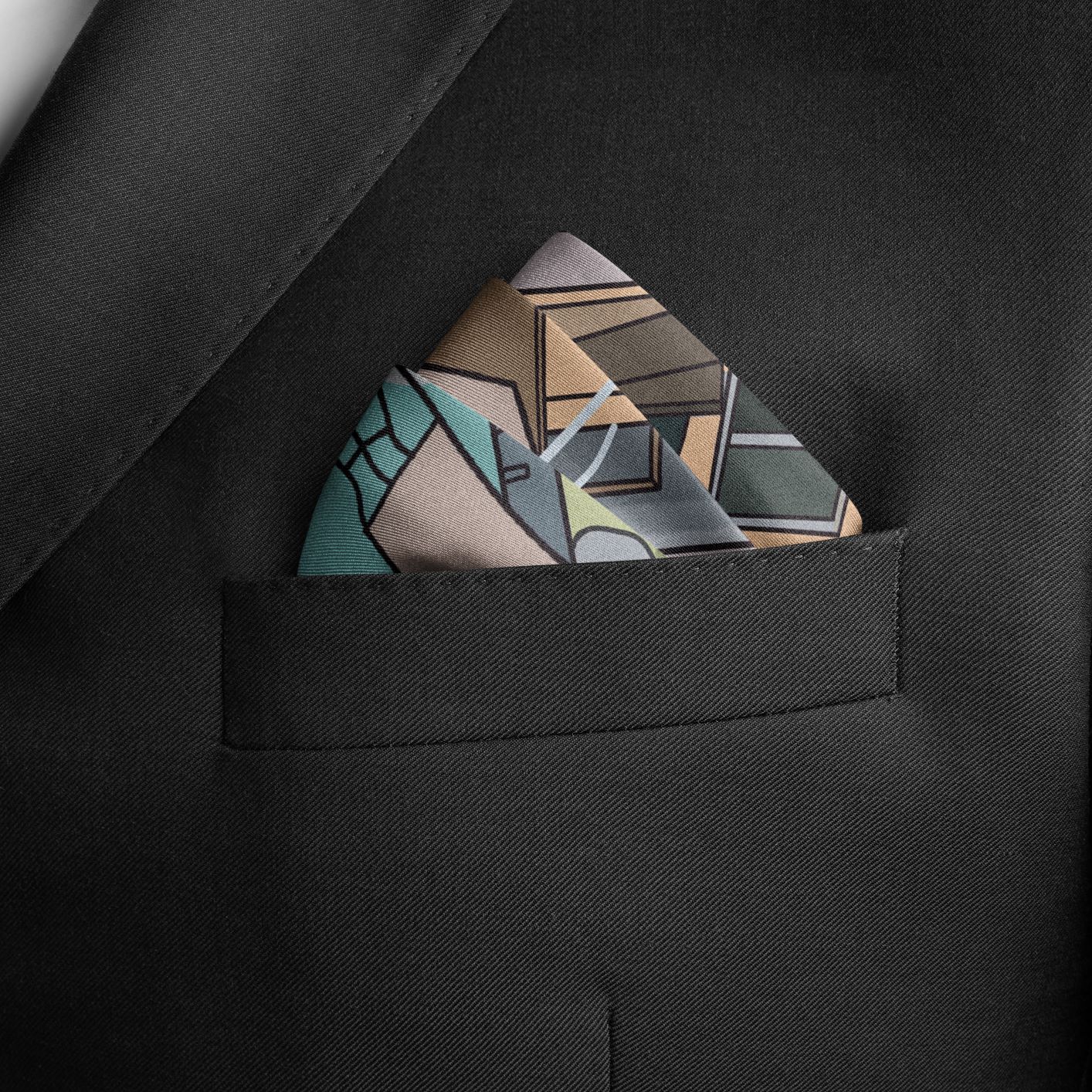 Silk handkerchief set «War in Ukraine. Drop: March2022» INDPOSHIV SELECT