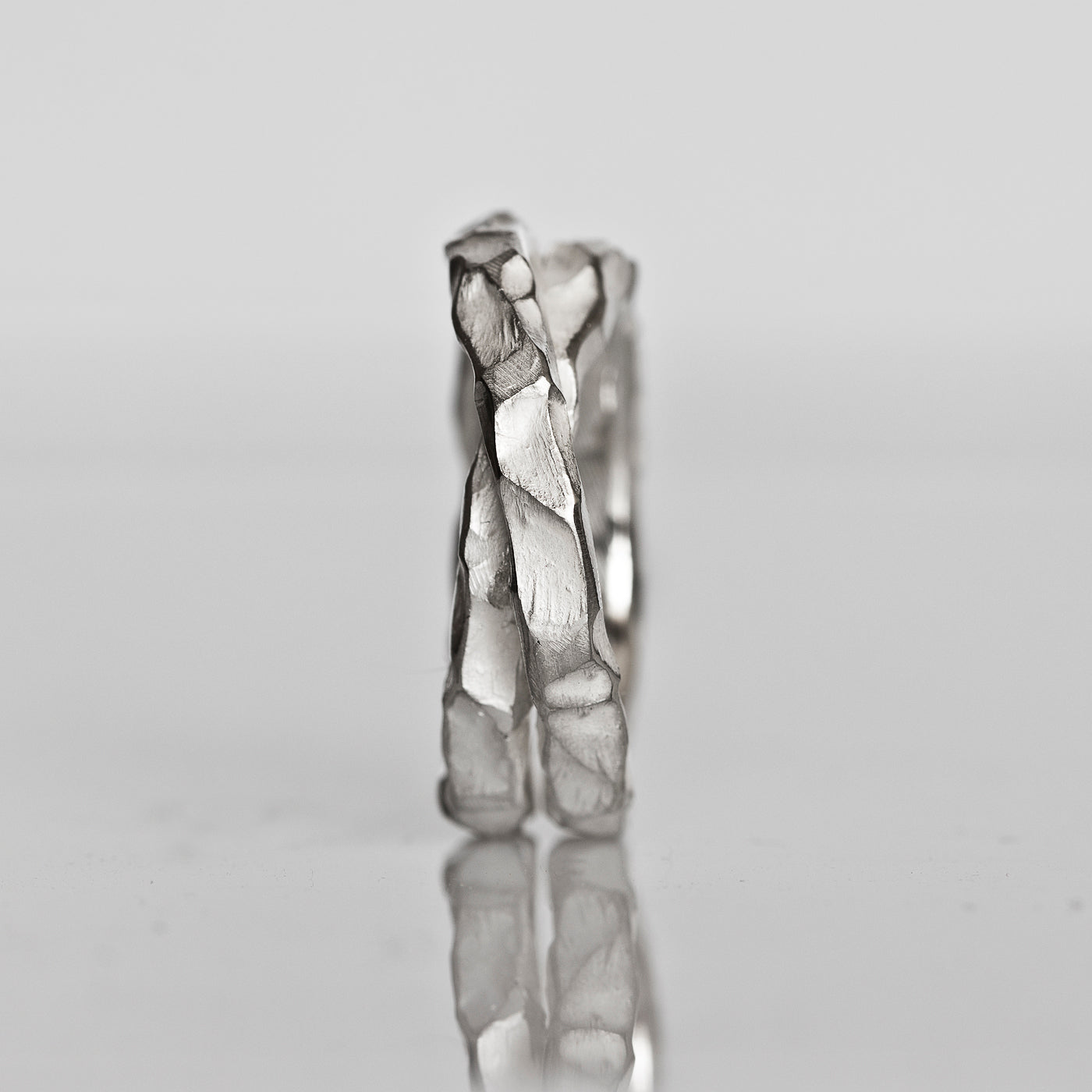 Möbius X2 white Ring Modular Collection DENIS MUSIC