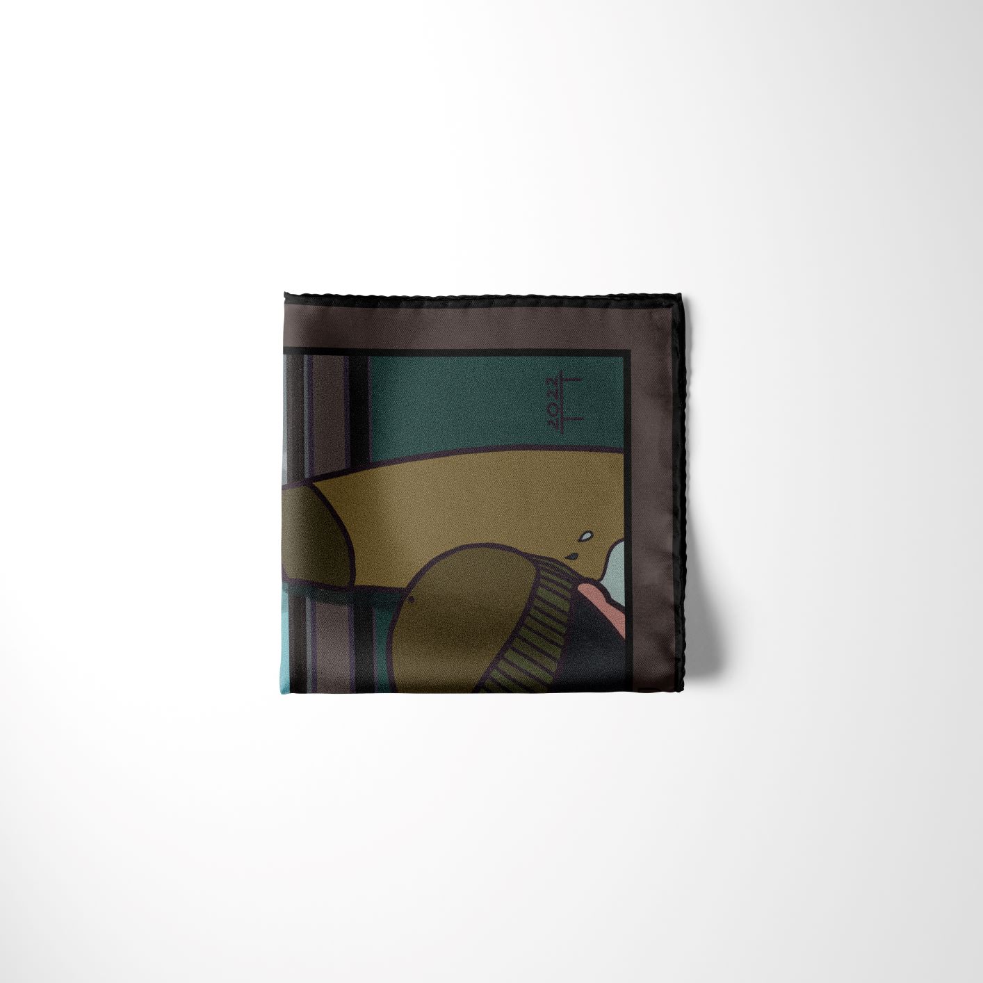 Silk handkerchief set «War in Ukraine. Drop: March2022» INDPOSHIV SELECT