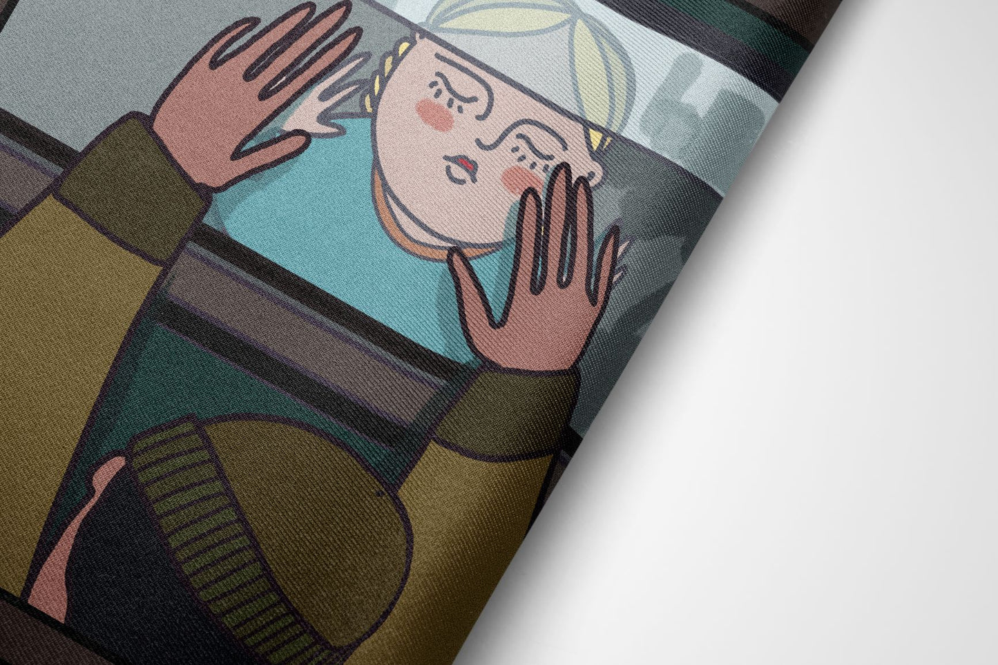 Silk handkerchief set «War in Ukraine. Drop: March2022» INDPOSHIV SELECT