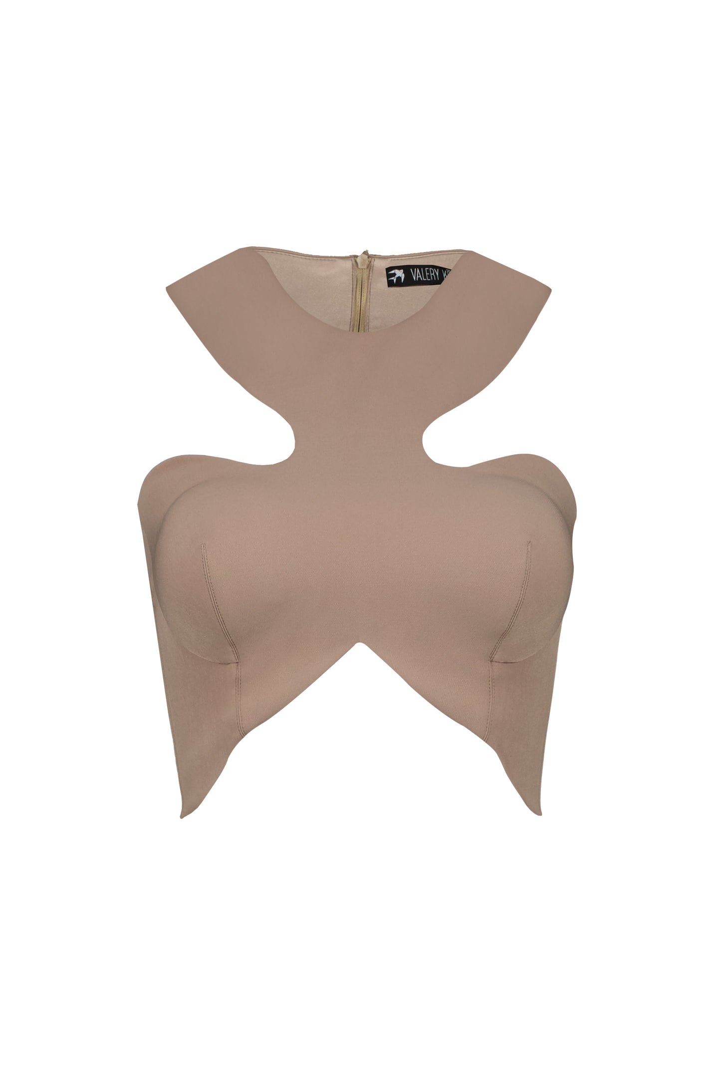 Curved crop corset VALERY KOVALSKA