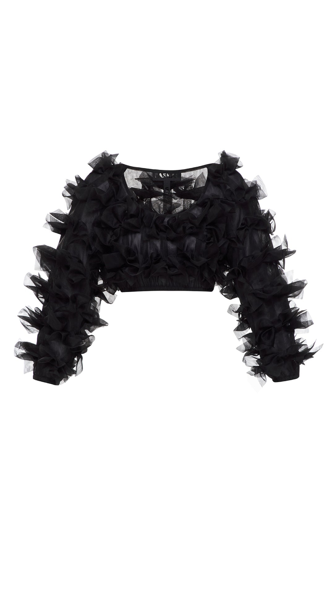 Juliette Crop Top in black PASKAL