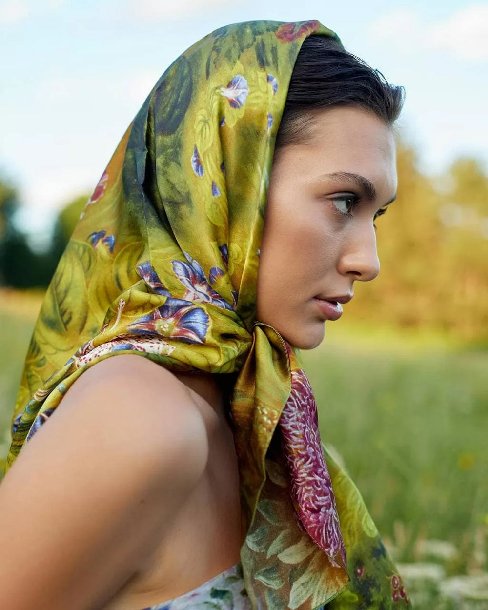 Meadow Silk Scarf