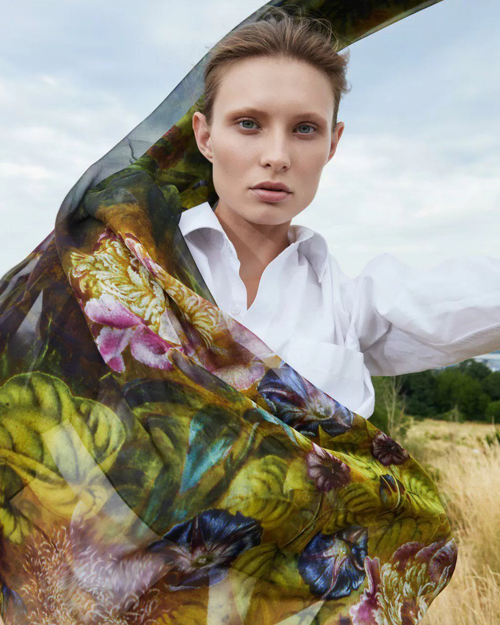 Chiffon Scarf Lush OLIZ