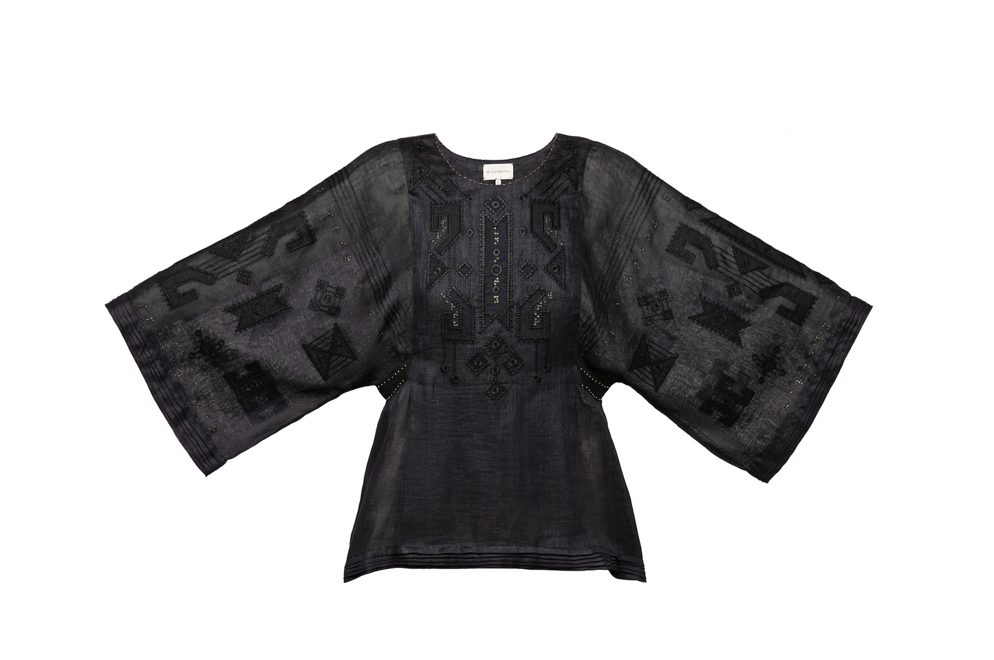BRAILLE BLOUSE IN BLACK My Sleeping Gypsy