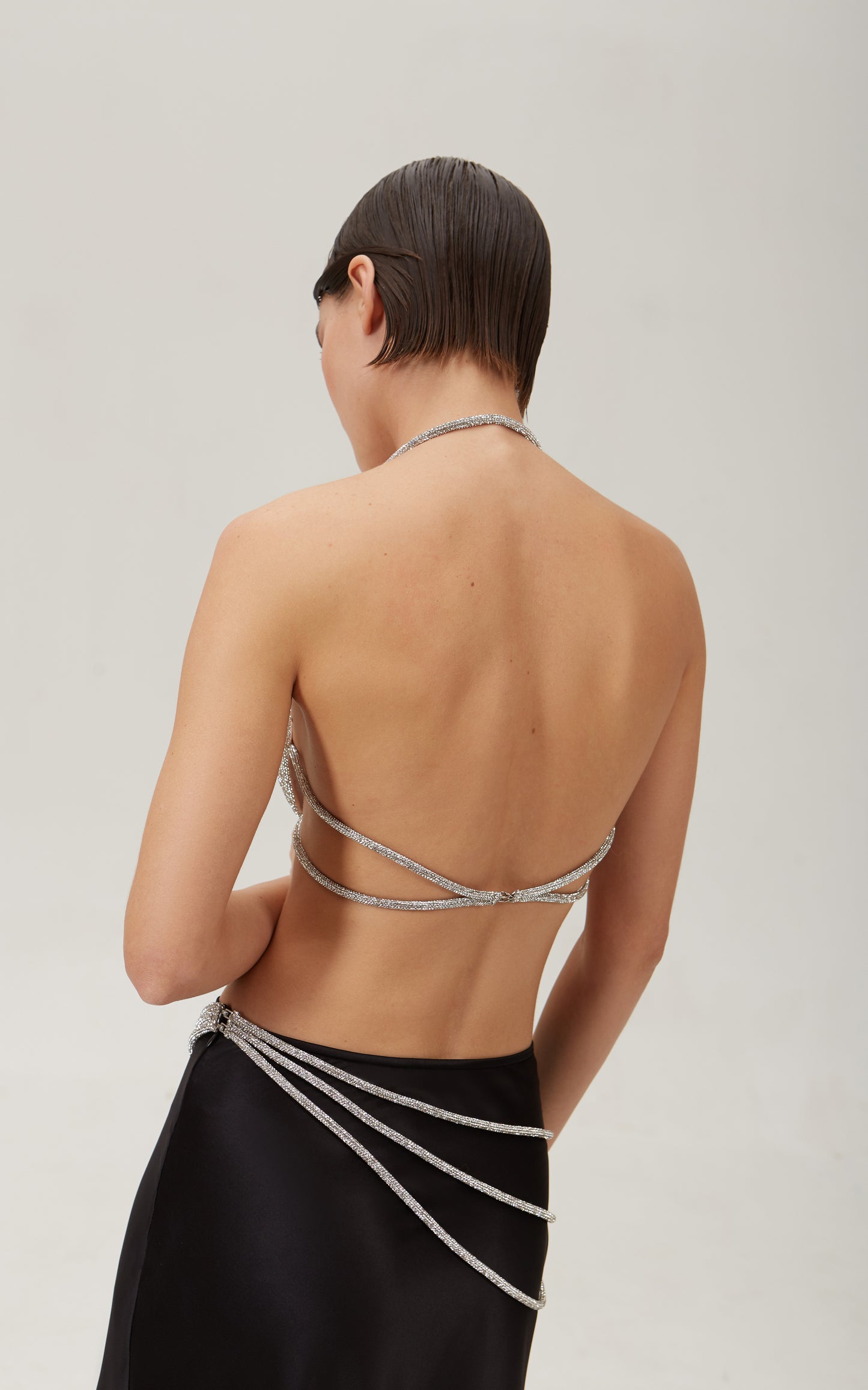 MARIE SPIRAL BRA CRYSTAL NUÉ
