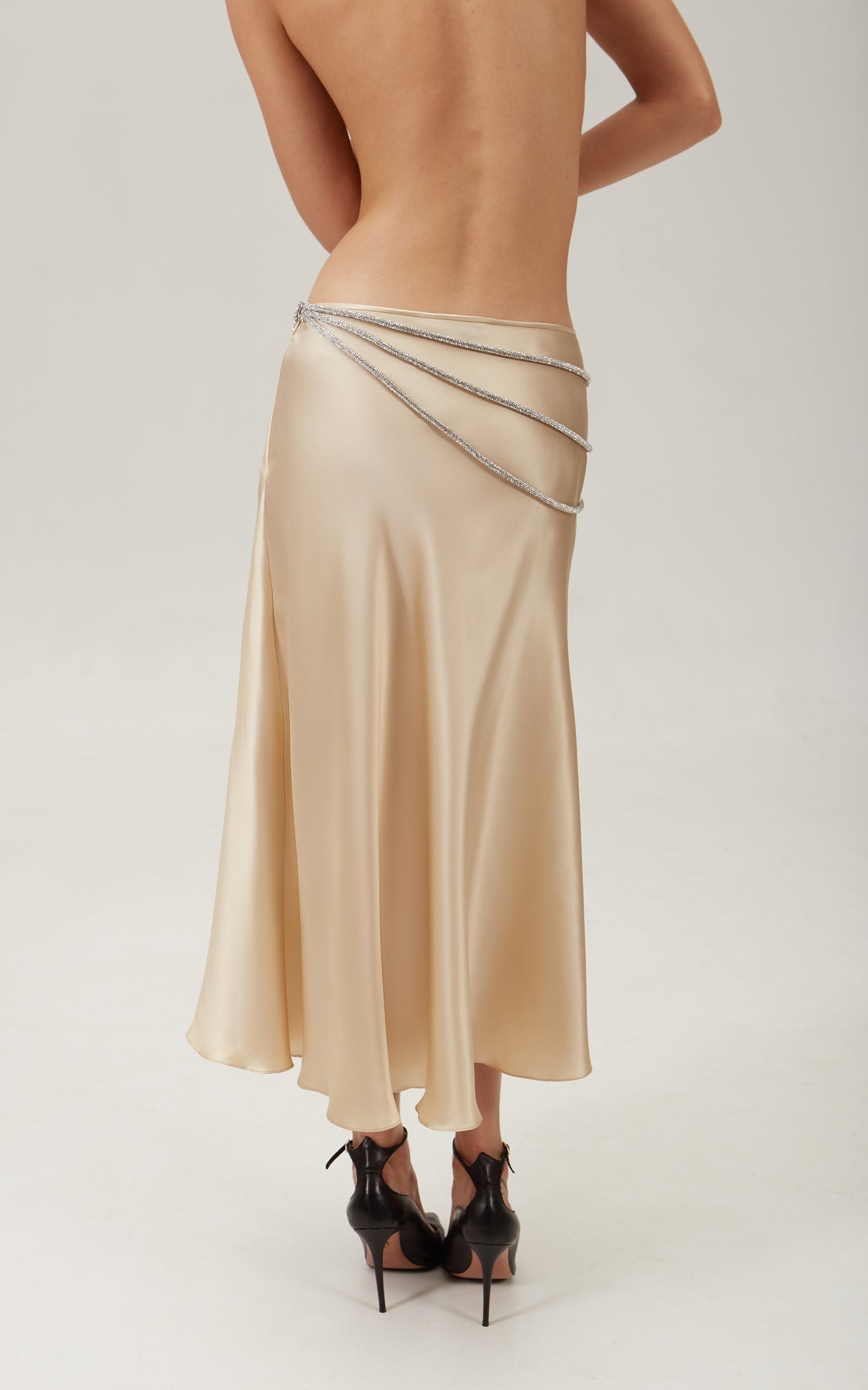 LAETITIA SKIRT Champagne Gold NUÉ