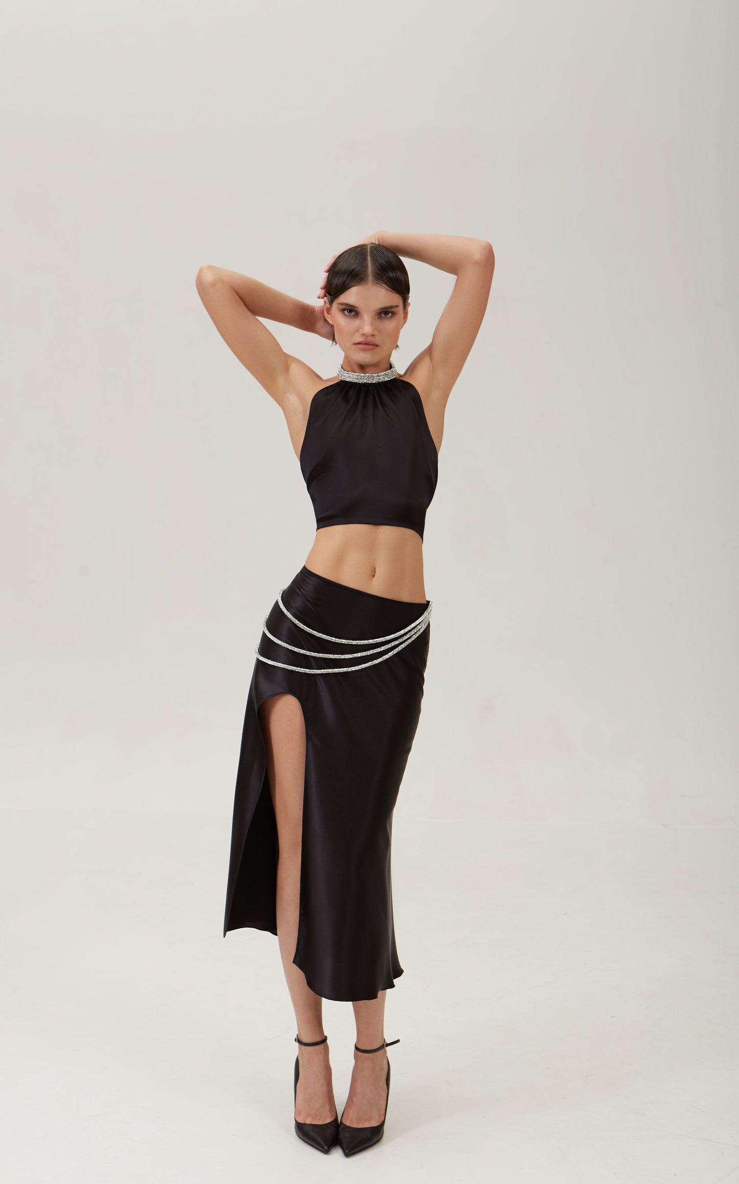 LAETITIA SKIRT Black NUÉ