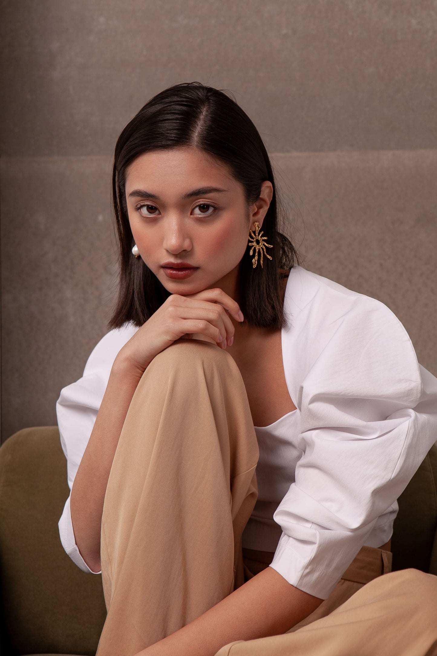 Earrings Plum SAMOKISH