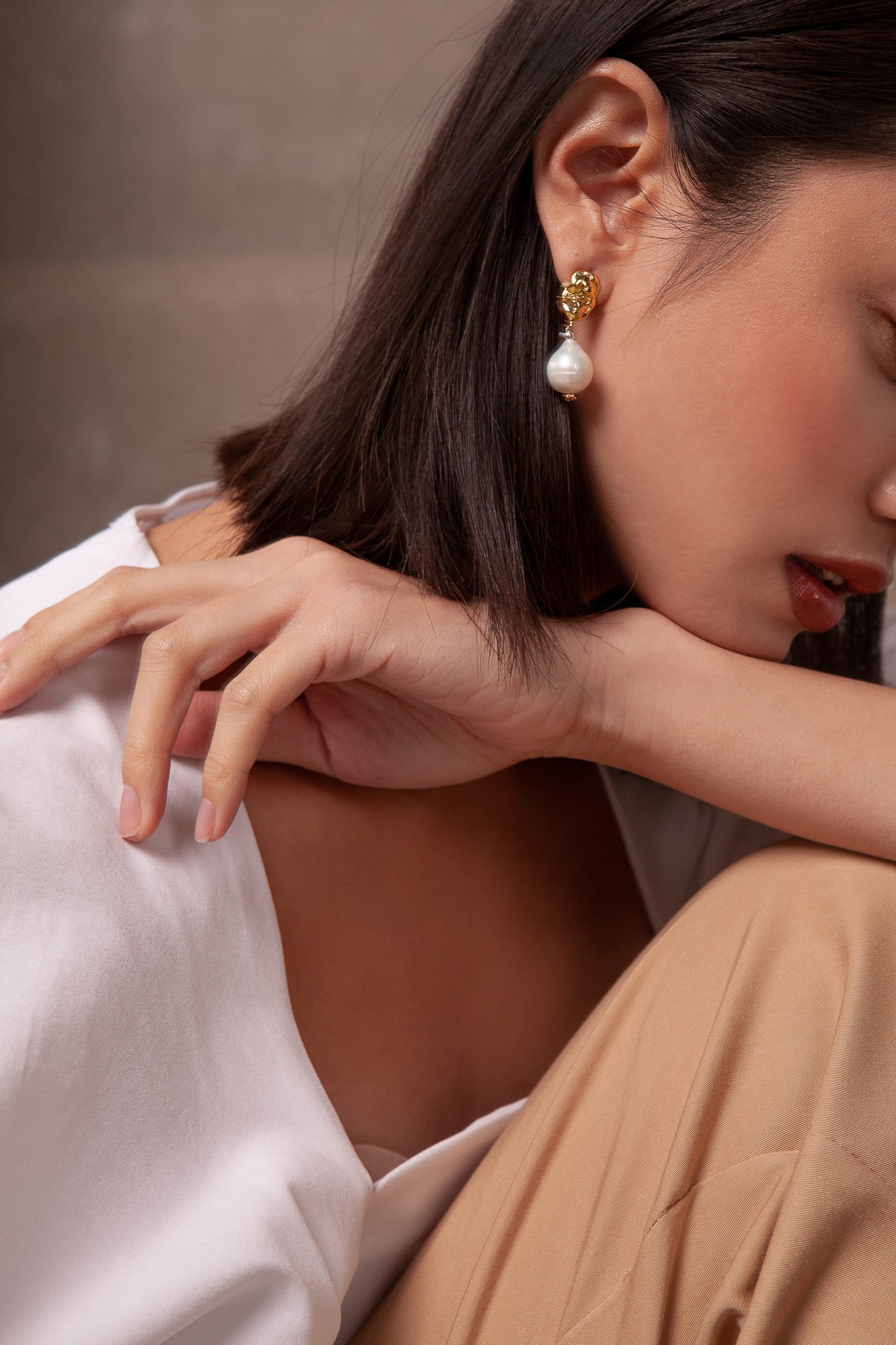 Earrings Plum SAMOKISH