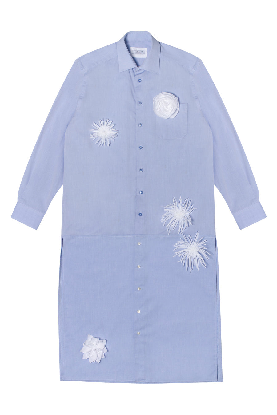 RECYCLED SHIRT-DRESS 83 BL OMELIA