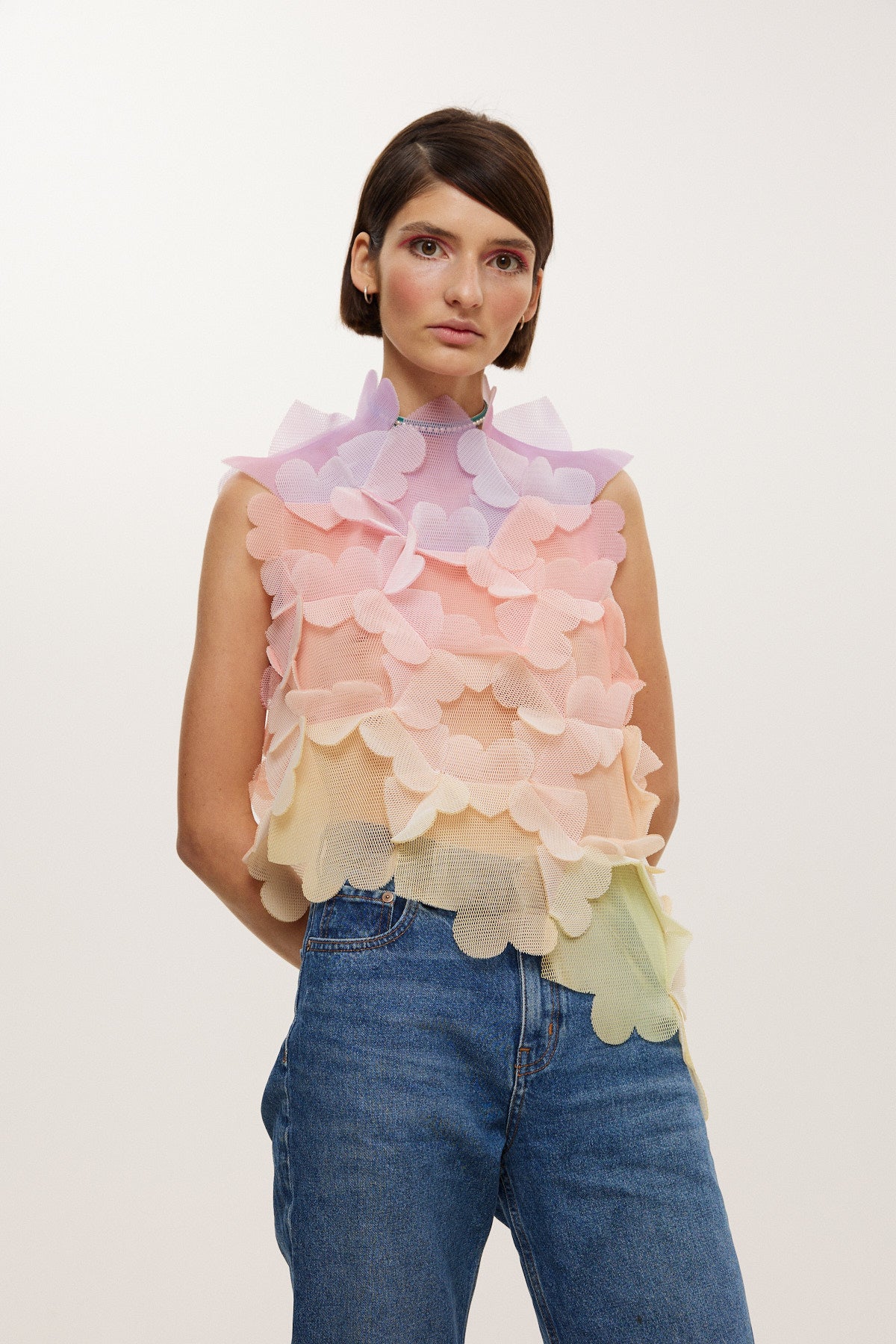 Heart-apliqque Top PASKAL