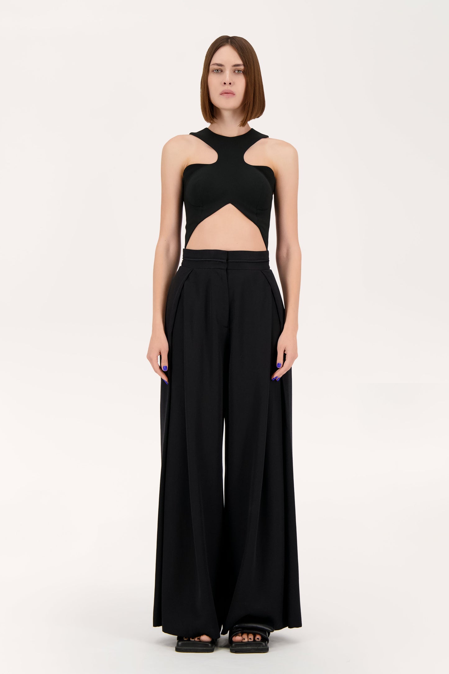 Curved crop corset VALERY KOVALSKA