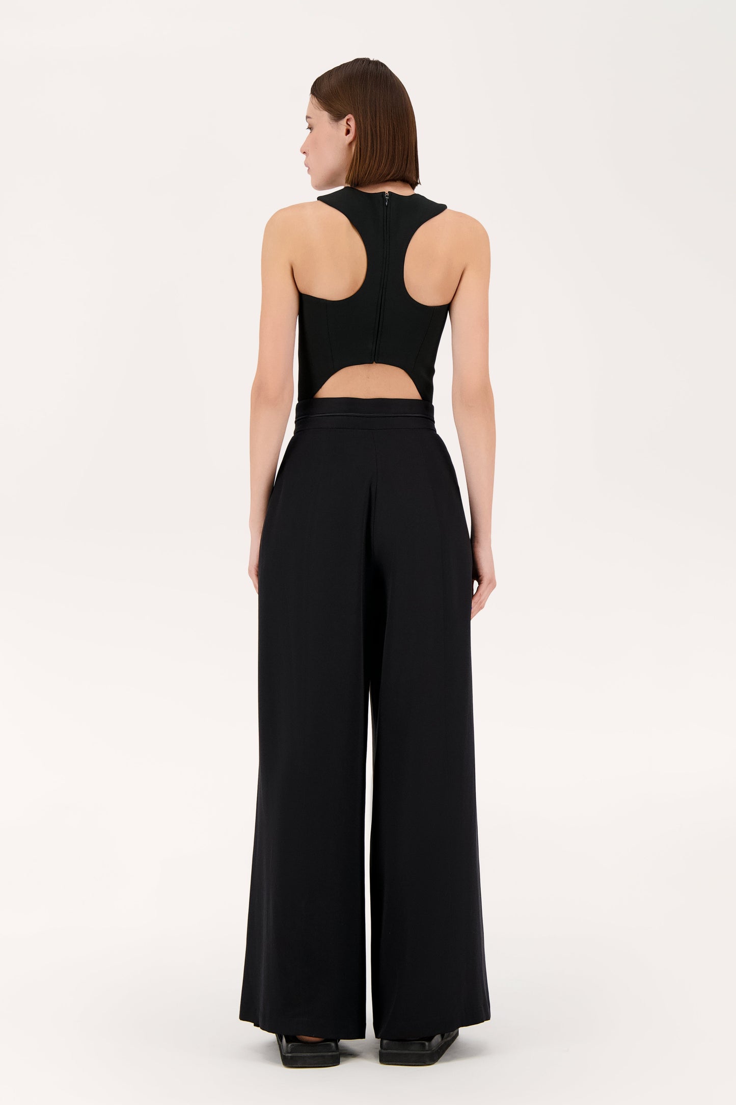 Curved crop corset VALERY KOVALSKA