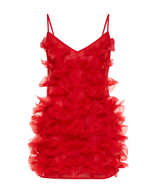 Lulu Dress in red PASKAL