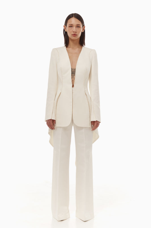 Flare tuxedo pants VALERY KOVALSKA