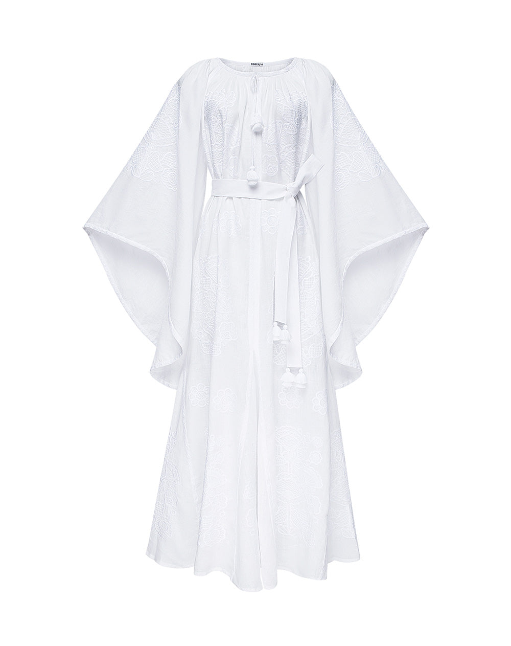 Victory Chic White Maxi Dress FOBERINI