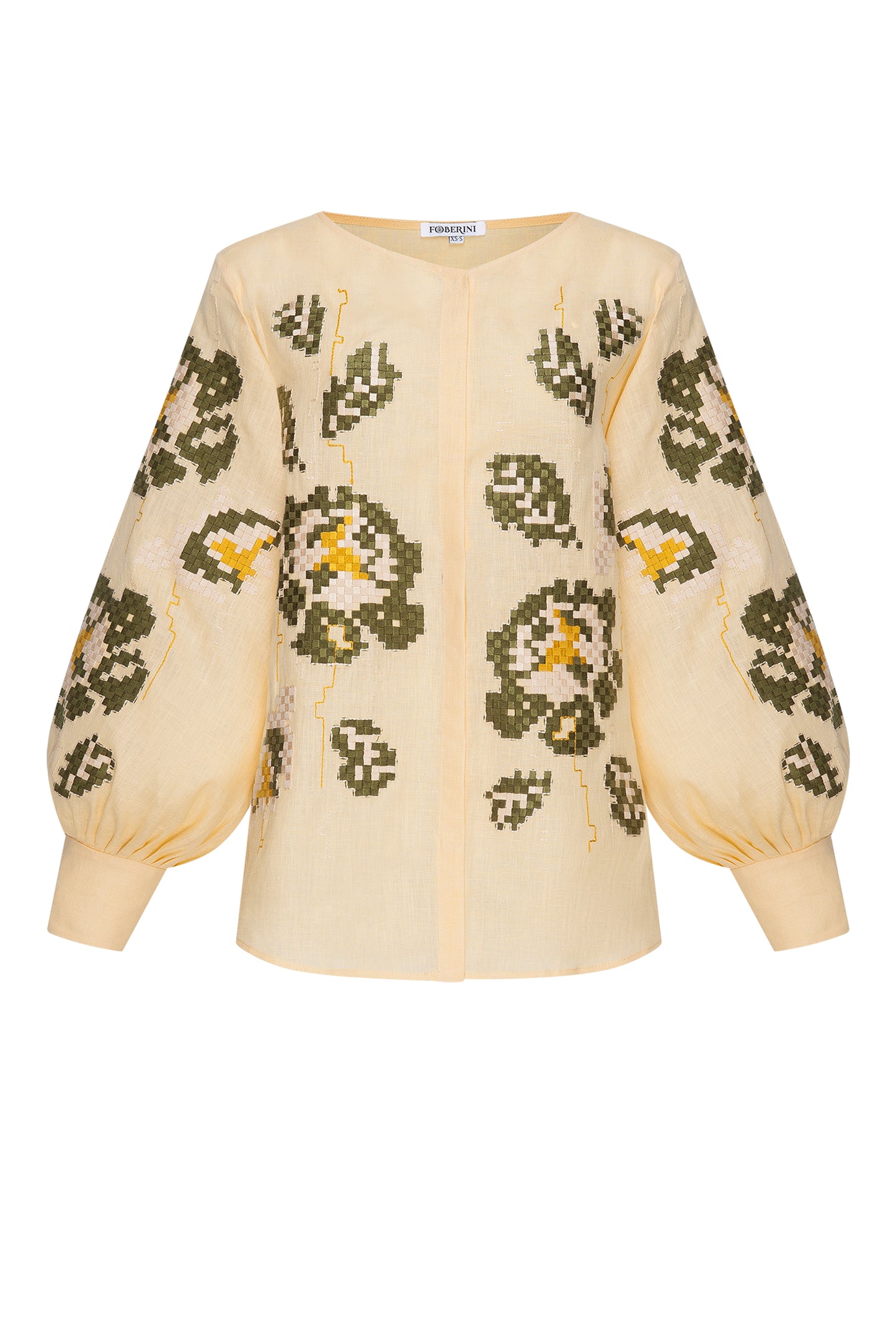 Camelia Beige Blouse FOBERINI