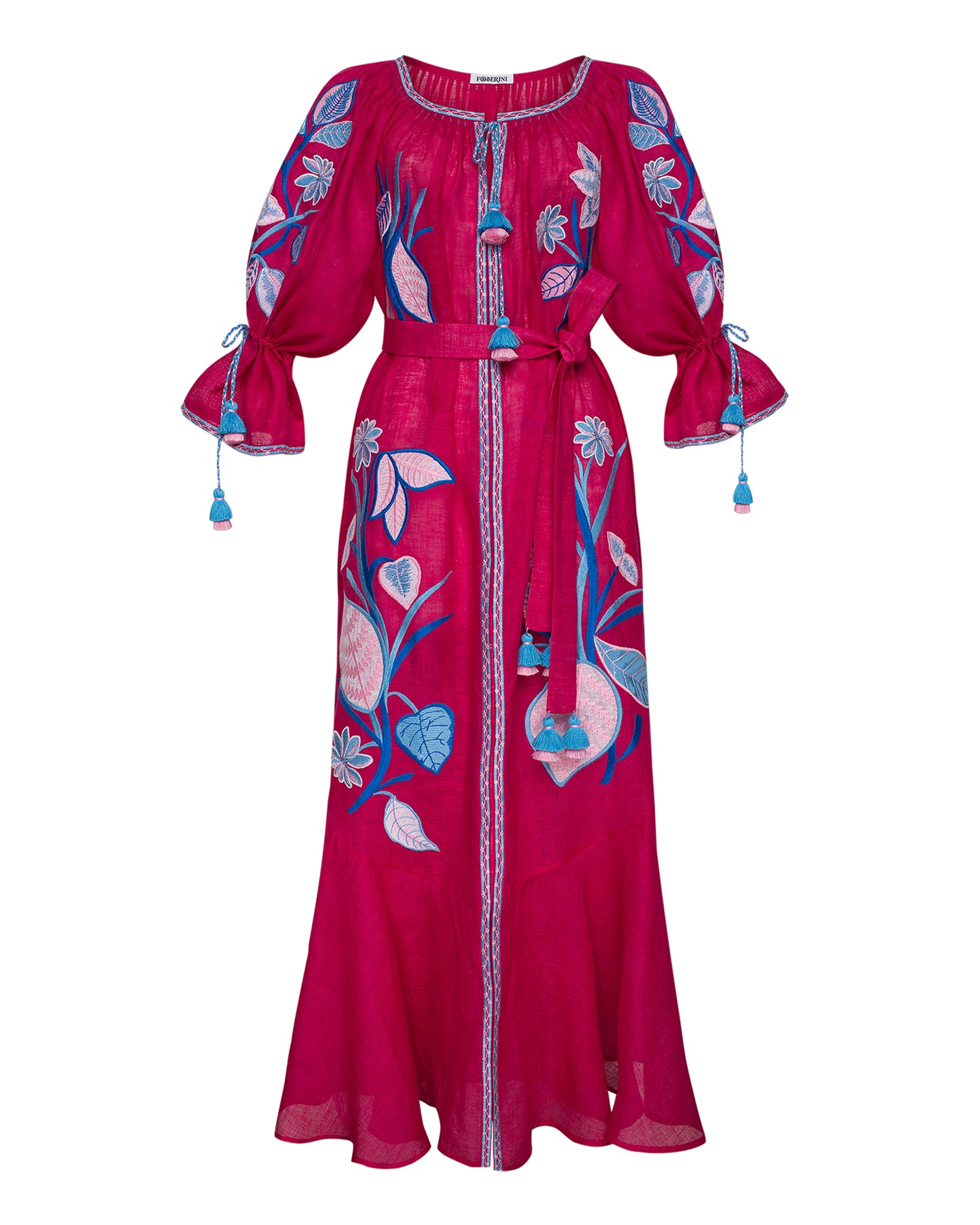 Eden Fuchsia Maxi Dress FOBERINI