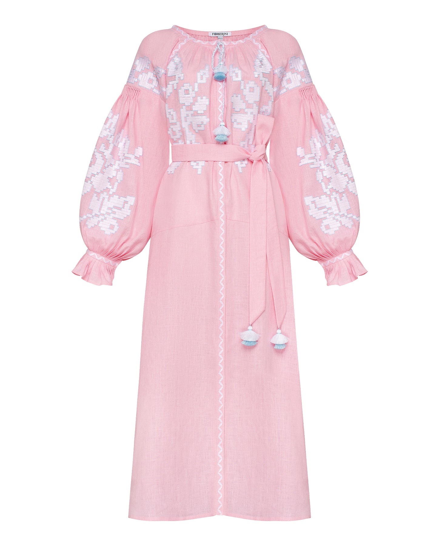 Zarina Pink Midi Dress FOBERINI