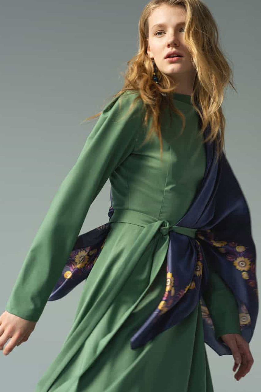 Silk Square Scarf Beyond the Universe OLIZ